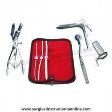 Hegar uterine dilator 3 pieces set,3-4, 5-6, 11-12, pinwheel, mathieu, grave large, collin large